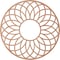 Ekena Millwork Cannes Wood Fretwork Pierced Ceiling Medallion, Cherry, 22"OD x 7 1/2"ID x 1/4"T CMWP22X22X0250CNCH - alternate 4